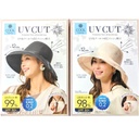 UV＆クールつば広メッシュ帽子 接触冷感 Q-MAX0.2以上 COOL 折りたためるUV 日よけ帽子 ブラック ベージュ 
