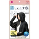 UVカット率98％ フード付きボレロ ポスト投函便送料無料 UV＆クール うなじから手の甲までしっかりUV対策